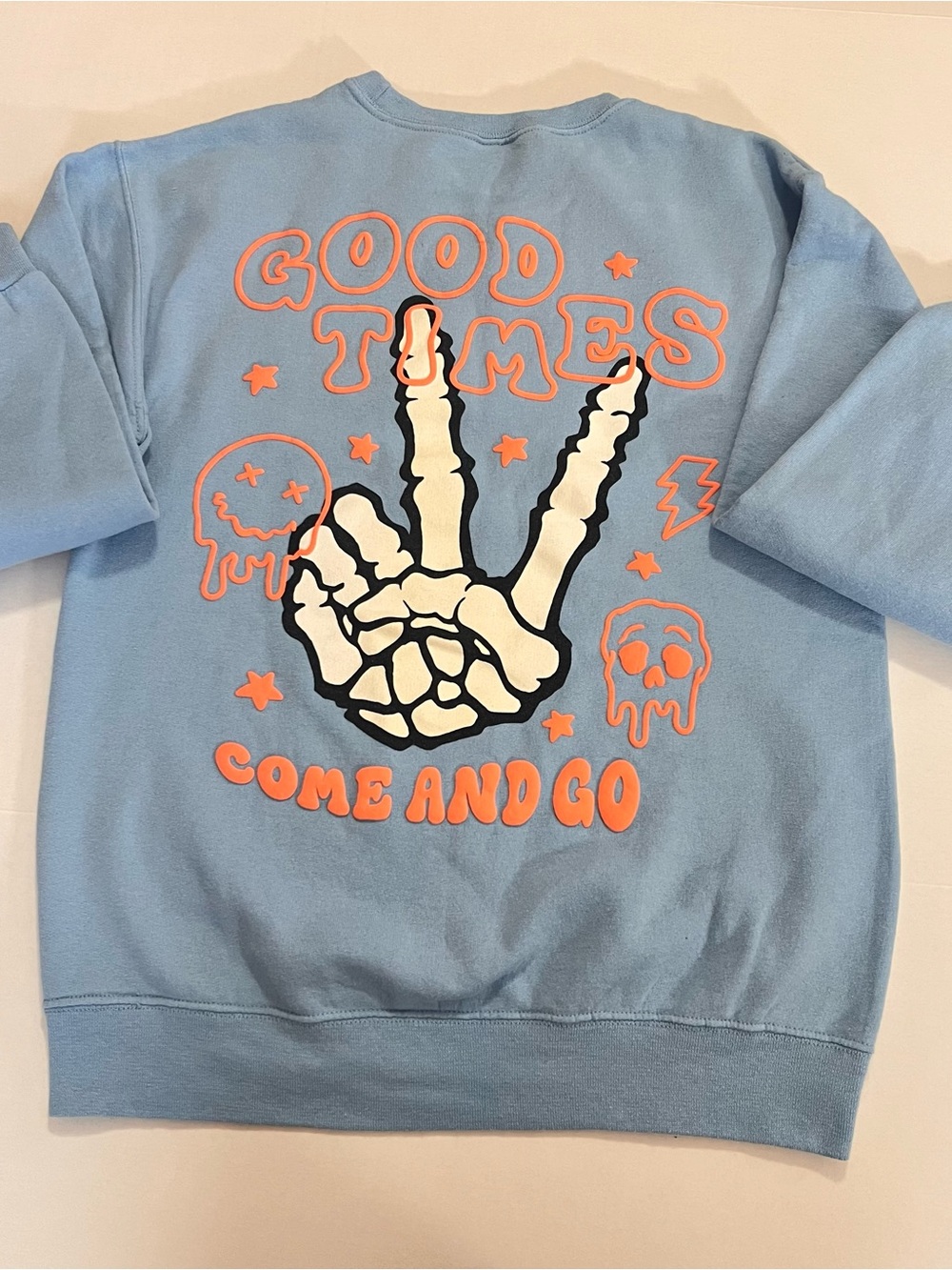 Red Eight Graphic Sweater S